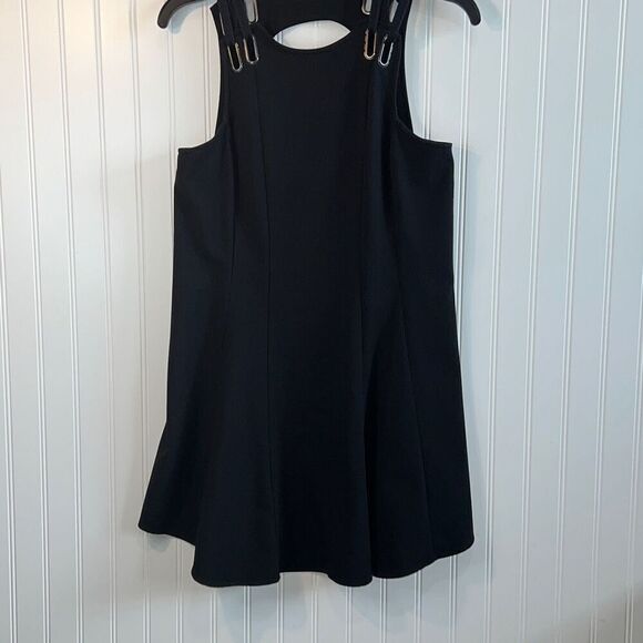 Free People Sleeveless Dress Women's XSmall Black Round Neck Open Back Classic - Picture 1 of 11